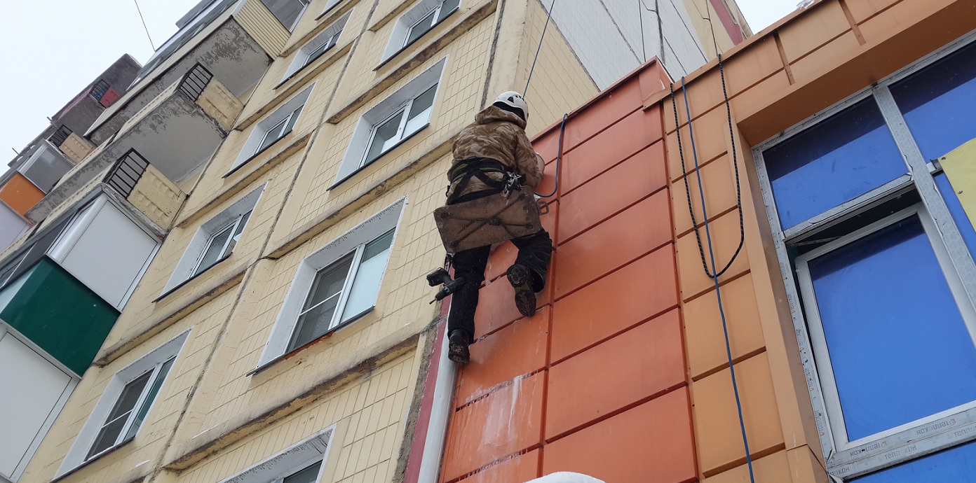 Услуги промышленных альпинистов для высотных работ в Карачеве