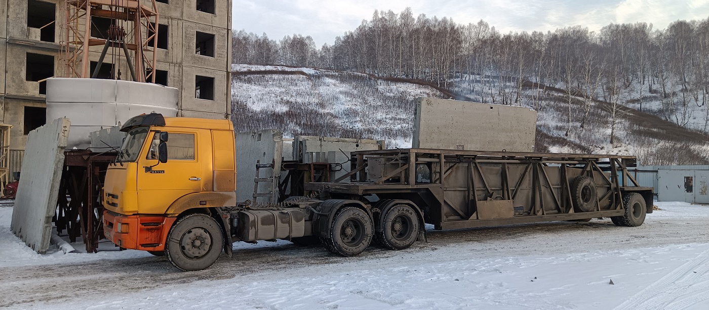 Аренда и услуги панелевозов для перевозки ЖБИ изделий в Карачеве