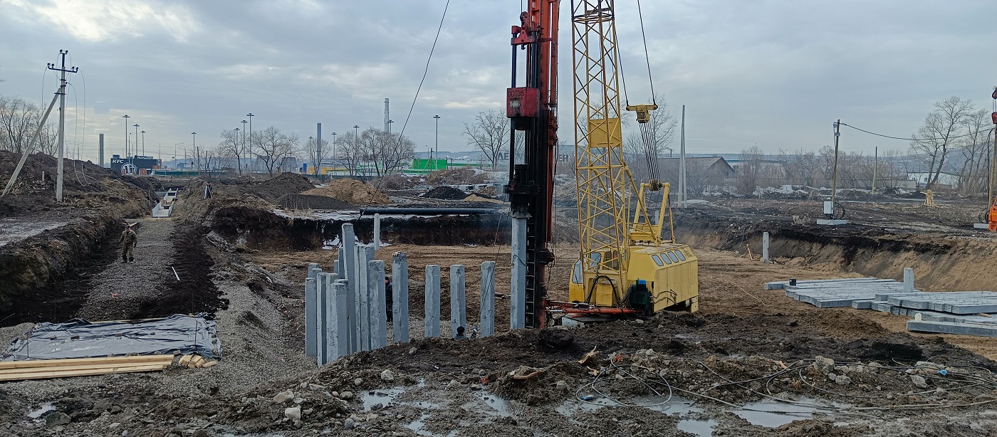 Аренда сваебоя для забивки бетонных свай в Карачеве