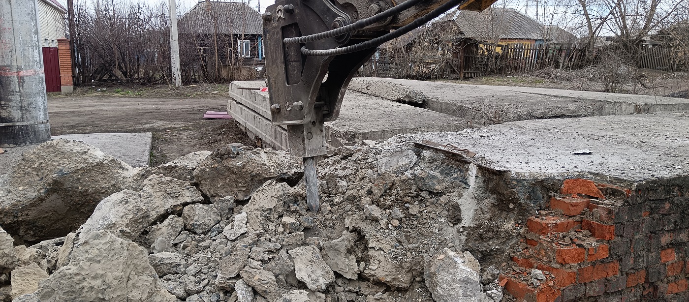 Услуги и заказ гидромолотов для демонтажных работ в Жуковке